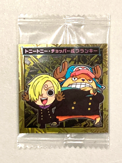 Chopper and Franky - SW8-23 R - One Piece Wafer Sticker Japanese - Image 1