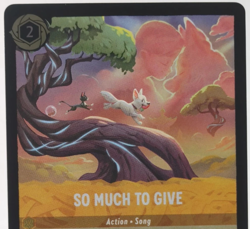 So Much To Give - FOIL - Archazia's Island - 38/204 - Lorcana TCG - U Pick - Image 1