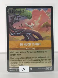 So Much To Give - FOIL - Archazia's Island - 38/204 - Lorcana TCG - U Pick - Image 2