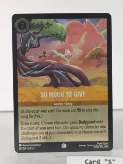 So Much To Give - FOIL - Archazia's Island - 38/204 - Lorcana TCG - U Pick - Image 3