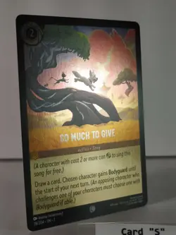 So Much To Give - FOIL - Archazia's Island - 38/204 - Lorcana TCG - U Pick - Image 4