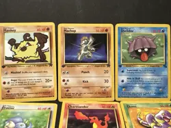 11 Vintage Pokemon TCG Lot ALL 1st Editions Rocket Base Set Jungle Fossil - Image 3