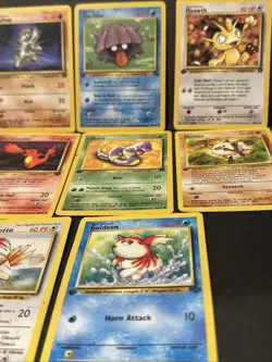 11 Vintage Pokemon TCG Lot ALL 1st Editions Rocket Base Set Jungle Fossil - Image 5