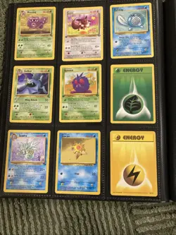 Vintage Pokemon TCG 160 Card Lot Base Set Jungle Fossil Some 1st Edition WOTC - Image 1