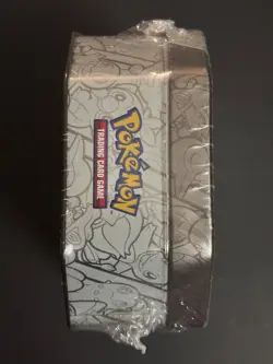 Pokemon 2021 Sword & Shield Celebrations Lance’s Charizard V Tin New and Sealed - Image 3