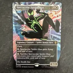 Spectacular Spider-Man (0238) (Borderless Textured Foil)Marvel's Spider-Man Foil - Image 1