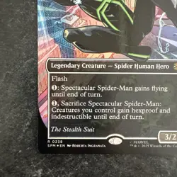 Spectacular Spider-Man (0238) (Borderless Textured Foil)Marvel's Spider-Man Foil - Image 4