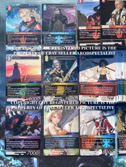 FINAL FANTASY TCG FFTCG OPUS 18 XVIII RESURGENCE OF POWER COMPLETE NON-FOIL SET - Image 3
