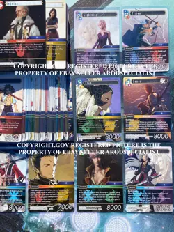 FINAL FANTASY TCG FFTCG OPUS 18 XVIII RESURGENCE OF POWER COMPLETE NON-FOIL SET - Image 4