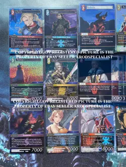 FINAL FANTASY TCG FFTCG OPUS 18 XVIII RESURGENCE OF POWER COMPLETE FOIL SET - Image 3