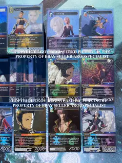 FINAL FANTASY TCG FFTCG OPUS 18 XVIII RESURGENCE OF POWER COMPLETE FOIL SET - Image 4