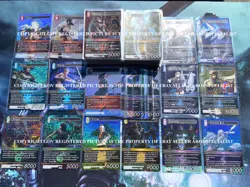 FINAL FANTASY TCG FFTCG OPUS 17 XVII REBELLION'S CALL COMPLETE FOIL SET - Image 2