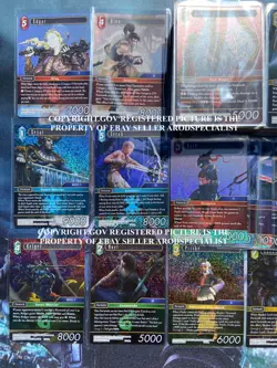 FINAL FANTASY TCG FFTCG OPUS 17 XVII REBELLION'S CALL COMPLETE FOIL SET - Image 3