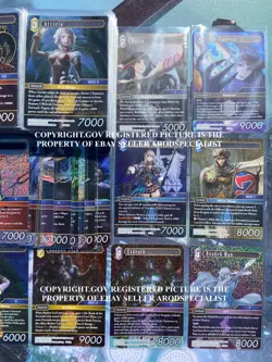 FINAL FANTASY TCG FFTCG OPUS 17 XVII REBELLION'S CALL COMPLETE FOIL SET - Image 4