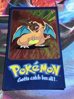 Charizard 5 of 5 Topps 2000 Chrome Oversized Box Topper Series 2 Pokemon Card - Image 1