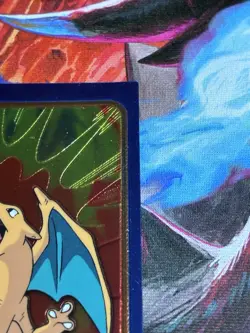Charizard 5 of 5 Topps 2000 Chrome Oversized Box Topper Series 2 Pokemon Card - Image 3