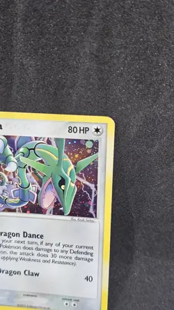 Pokemon Rayquaza EX Emerald Holo Rare Card 9/106 Near Mint Condition NM - Image 3