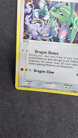 Pokemon Rayquaza EX Emerald Holo Rare Card 9/106 Near Mint Condition NM - Image 5