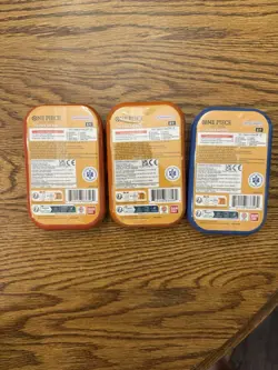 One Piece Card Game Vol.2 Mini Tin Set (3 Artwork Tins) - Brand New / Sealed - Image 2