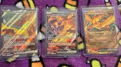 Destined Rivals Pokemon Moltres Ultra Premium Collection (3) Promo Cards Only - Image 1
