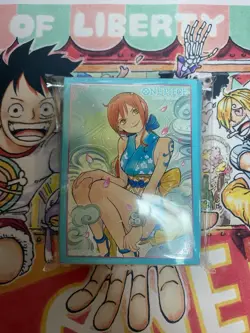Nami Card Sleeves - Peach Momoko art | Bandai Official Treasure Chest vol.1 - Image 1