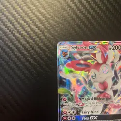 Sylveon GX 92/145 Ultra Rare Holo Guardians Rising LP Pokemon Card TCG - Image 3