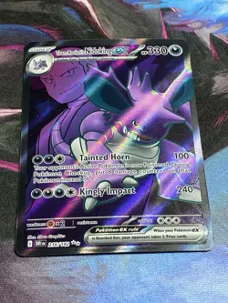 Team Rocket's Nidoking ex 216/182 Sv10: Destined Rivals Holo Pokemon Card - Image 1