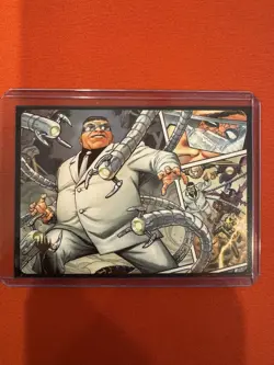 Rare Gold Stamped Doctor Octopus, Master Planner Art Card 48/54 MTG Spider-Man - Image 1
