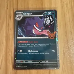 Pokemon Gengar 057/091 Cosmos Holo Stage 2 130HP Trick or Trade 2024 Card - Image 1