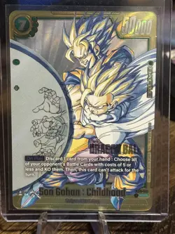 Son Gohan: Childhood FB01-140 SCR Manga Booster 02 Dragon Ball Card English - Image 1