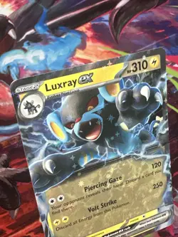 Pokemon TCG Luxray ex Twilight Masquerade 068/167 Double Rare Holo Raw Card - Image 2