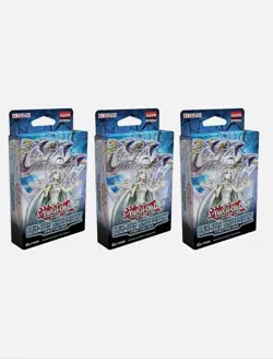Yugioh: (3) Blue-Eyes White Destiny Structure card Decks - 3 x Factory Sealed - Image 1