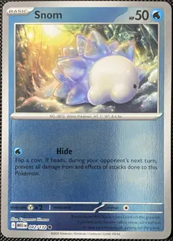 Snom 042/132 Me01: Mega Evolution Reverse Holo - Pokemon Card - Image 1