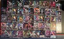 Gundam Steel Requiem Rare Card Lot - 54 Cards - Image 1