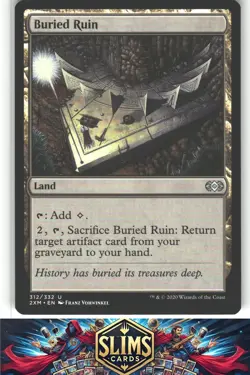 Buried Ruin - Double Masters - MTG - Uncommon - #312 - NM - Image 1