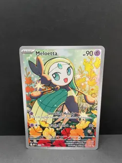 Pokemon TCG Meloetta 026 ME: Mega Evolution Promo Illustration Rare NM - Image 1