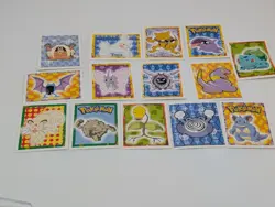 Vintage 1999 Pokemon Prism Holo Stickers 19pc Charizard, Pikachu, Ash, Team - Image 2