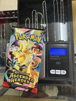 22.8g HEAVY -Pokemon Ascended Heroes Booster Pack -Possible GODU - Image 1