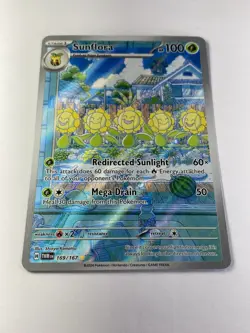 Pokemon: Sunflora Illustration Rare IR Full Art Holo 169/167 (Near Mint) - Image 2