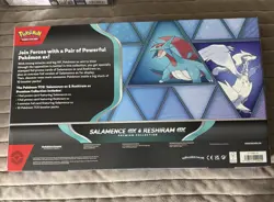 **FREE SHIPPING** Pokemon Salamence ex & Reshiram ex Premium Collection Sealed - Image 4