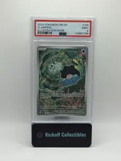 2025 Pokemon SV Destined Rivals Clamperl #195/182 PSA 9 - Image 1