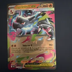 Mega Charizard X EX Pokemon TCG PFLN 013/094 Full Art Holo Rare 360 HP - Image 2