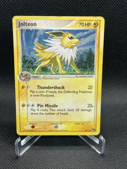 Pokemon TCG Jolteon 003/017 POP Series 3 Holo-HP - Image 1