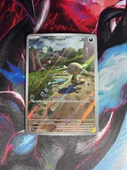 Paldean Wooper Holo Illustration Rare 102/094 Pokemon TCG PFL NM - Image 1