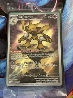 Pokemon Alakazam 009 Me: Mega Evolution Promo Holo - Factory Sealed - Image 1