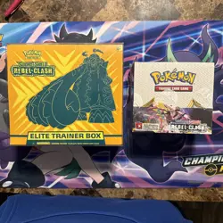 Pokemon TCG Sword Shield Rebel Clash Booster Box & ETB BRAND NEW FACTORY SEALED - Image 1
