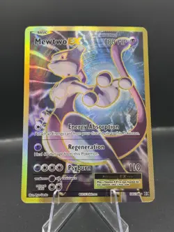 2016 Pokemon XY Evolutions ~ Mewtwo EX Full Art #103/108 ~ NM+ - Image 1