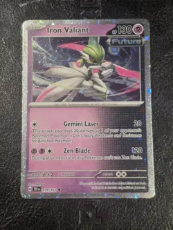 Pokemon Temporal Forces Iron Valient 079/162 Cosmos Holo Promo NM - Image 1