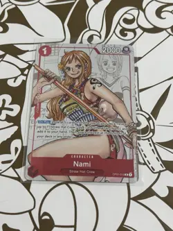One Piece 25th Anniversary Nami OP01-016 Alternate Art- English, NM - Image 1