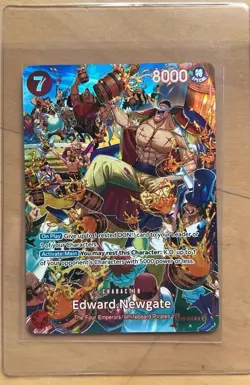 One Piece TCG Edward Newgate SP ST15-002 ALT ART Royal Blood (OP10) NM+ - Image 1